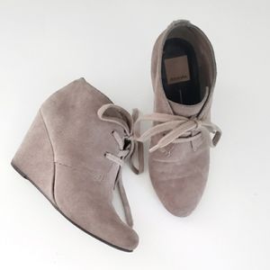 Dolce Vita Gardyn Suede Wedge Bootie